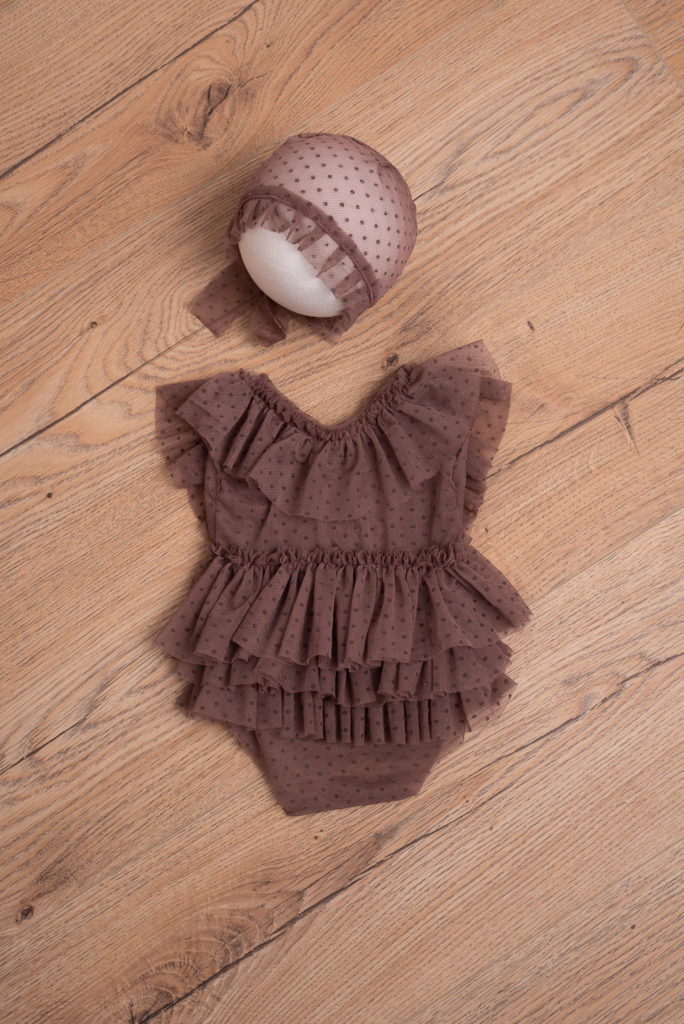 Accessoires pour photographies de nouveau-né, tenues de séance photo pour bébé garçon, costume de gentleman en maille pour nourrisson, barboteuses et chapeaux (A-Coffee